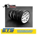 Ride 26072 1/10 Slick Tires Precut 24mm Pre-glued 10...