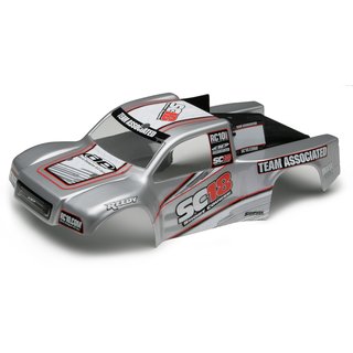 Team Associated 21355 SC18 RTR Body, silver