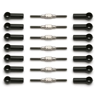 Team Associated 21404 FT Titanium Turnbuckle Set, 1 3/16 in