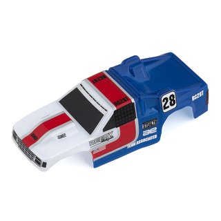 Team Associated 21433 RC28T Body, blue/white