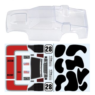 Team Associated 21434 RC28T Body, clear