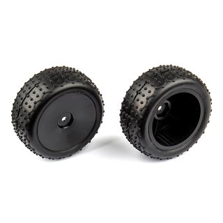 Team Associated 21539 Narrow Mini Pin Tires, mounted