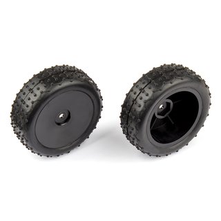 Team Associated 21540 Wide Mini Pin Tires, mounted