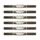 Team Associated FT 1:14 Titanium Turnbuckle Set, silver
