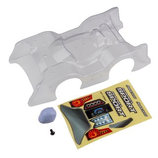 Team Associated 21600 NanoSport Clear Body, with decals