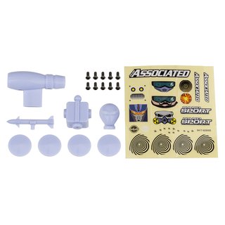 Team Associated 21615 NanoSport Space Pack, white