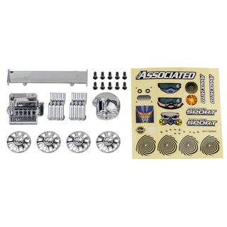 Team Associated 21618 NanoSport Race Pack, chrome