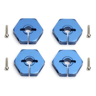Team Associated 25728 FT Blue Wheel Hexes