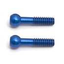 Team Associated FT Anti-roll Bar Ballstuds, blue