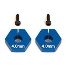 Team Associated FT Wheel Hexes, 4 mm