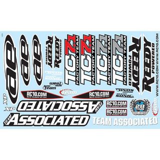Team Associated 31770 TC7.1 Decal Sheet
