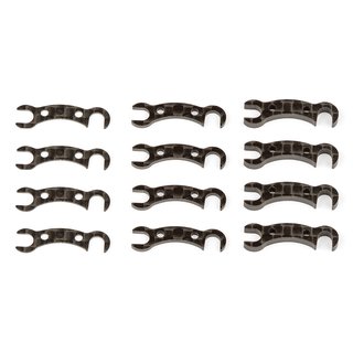 Team Associated 31806 TC7.2 FT Camber Link Mount Shims, graphite