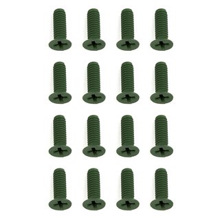 Team Associated 3324 FT Screws, 8-32 x 1/2 in. FHPS, aluminum