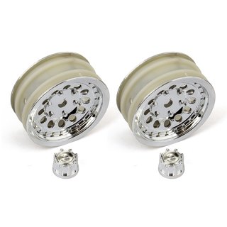 Team Associated 41051 CR12 Wheel Set, chrome