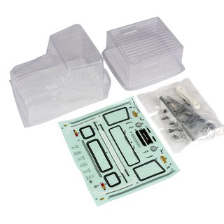 Team Associated 41063 CR12 Toyota FJ45 Body with Accessories, clear