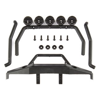 Team Associated 41067 CR12 Roll Bar and Bumper, black