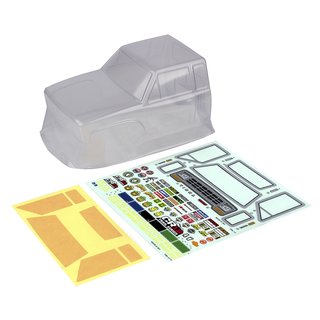 Team Associated 41083 CR12 Tioga Body, clear