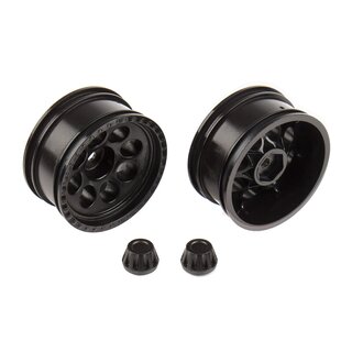 Team Associated CR12 Tioga Wheels, black