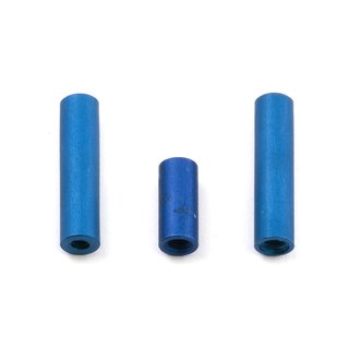 Team Associated 4442B FT Blue Aluminum Chassis Brace Standoffs