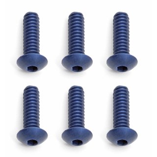 Team Associated 6947 FT Screws, Aluminum 4-40 x 3/8 in BHCS