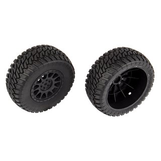 Team Associated 71044 Multi-terrain Tires and Method Wheels, mounted