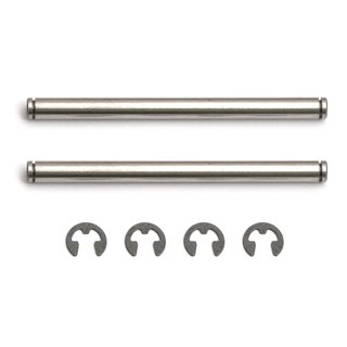 Team Associated 7209 Hinge Pins, inner, 1.675 in, with clips