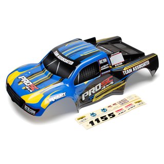 Team Associated 7238 ProSC Body, blue/yellow