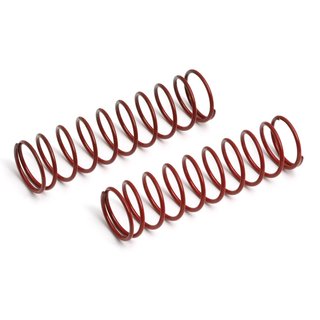 Team Associated 7430 Front Shock Spring3, red, 3.90 lb