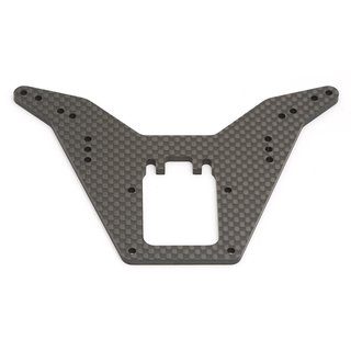 Team Associated 7656 FT Rear Shock Tower, molded carbon composite