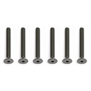 Team Associated 7672 Screws, 4-40 x 7/8 in FHCS