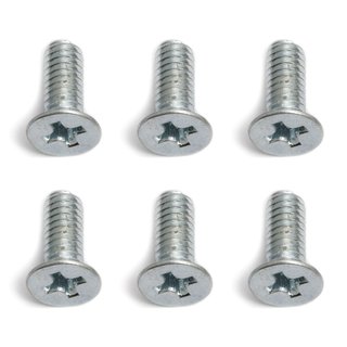 Team Associated 7775 Screws, 8-32 x 7/16 in FHPS, steel