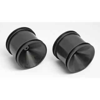 Team Associated 7802B Truck Rear Wheels, 1 piece, black