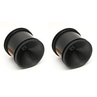 Team Associated 7803B Rear Wheels, 1 piece, 2.2 in, black
