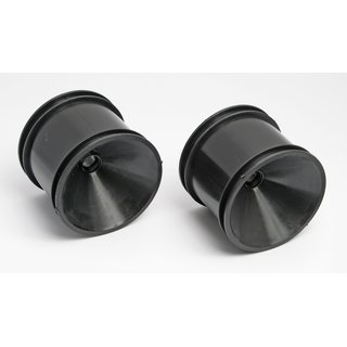 Team Associated 7842B Truck Front Wheels, 1 piece, black