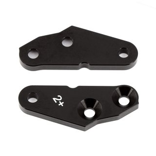 Team Associated 81063 FT RC8B3 Steering Block Arms, +2 deg., aluminum