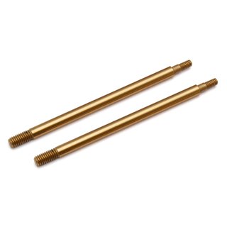 Team Associated 81171 RC8B3 TiN Shock Shafts, 3.5x39.5 mm