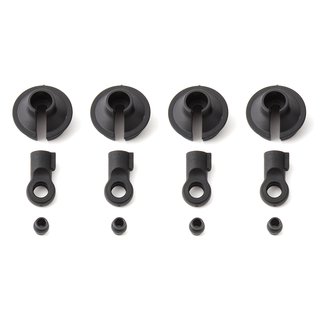 Team Associated 81194 Shock Rod Ends & Spring Cups, 20mm
