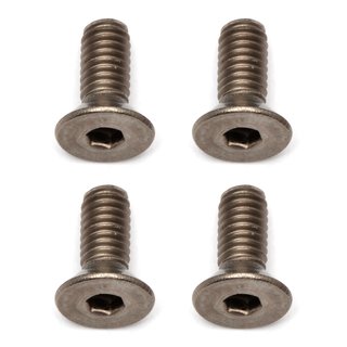 Team Associated 81285 FT Ti Screws, 4x10 mm FHCS