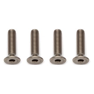Team Associated 81288 FT Ti Screws, 4x16 mm FHCS