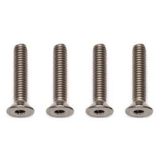 Team Associated 81290 FT Ti Screws, 4x20 mm FHCS