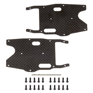 Team Associated 81419 RC8B3.1 FT Graphite Arm Stiffeners, rear