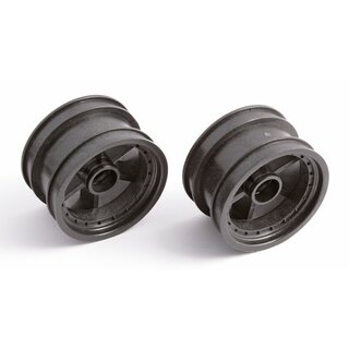 Team Associated DS Front Wheels, black