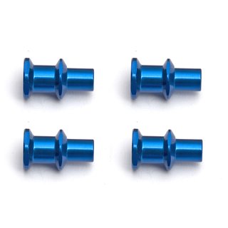 Team Associated 89082 FT Blue Aluminum Shock Standoffs