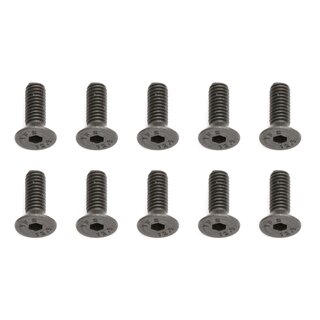 Team Associated Screws, 4x12 mm FHCS