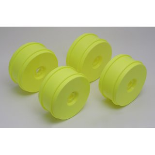 Team Associated 89297 RC8 Wheels, yellow, 83 mm