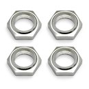 Team Associated 89405 Nyloc Wheel Nuts, silver