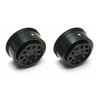 Team Associated 91101 KMC Hex Wheels, black