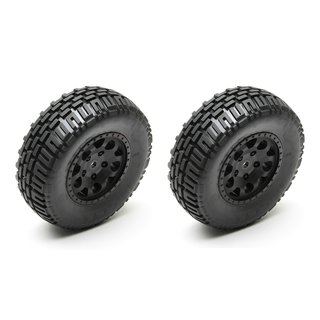 Team Associated 91211 SC10B Mounted Front Tires/Wheels