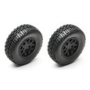 Team Associated 91211 SC10B Mounted Front Tires/Wheels