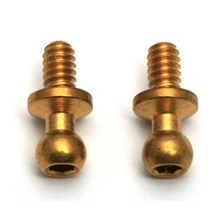 Team Associated 9795 FT Ti Nitride Ballstuds 4-40x.20 - long